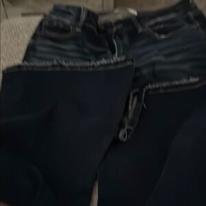 BKE Stella Jeans Dark Blue Slim Fit Low Rise Flares 29x29 1/2